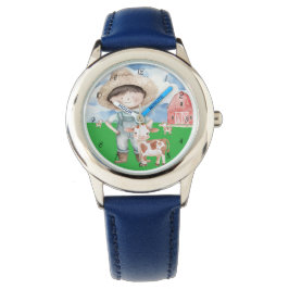 Relógio eWatch Armbanduhr mit Bauernhof Design