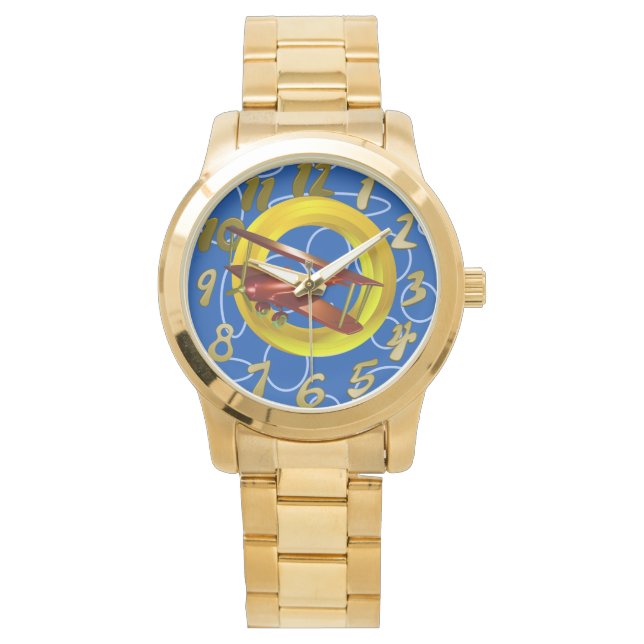 Relógio eWatch em círculos voadores (Frente)