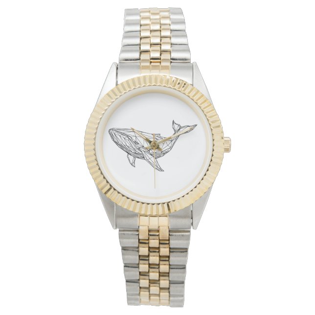 Relógio eWatch Watch Minimalist Geometric Whale (Frente)