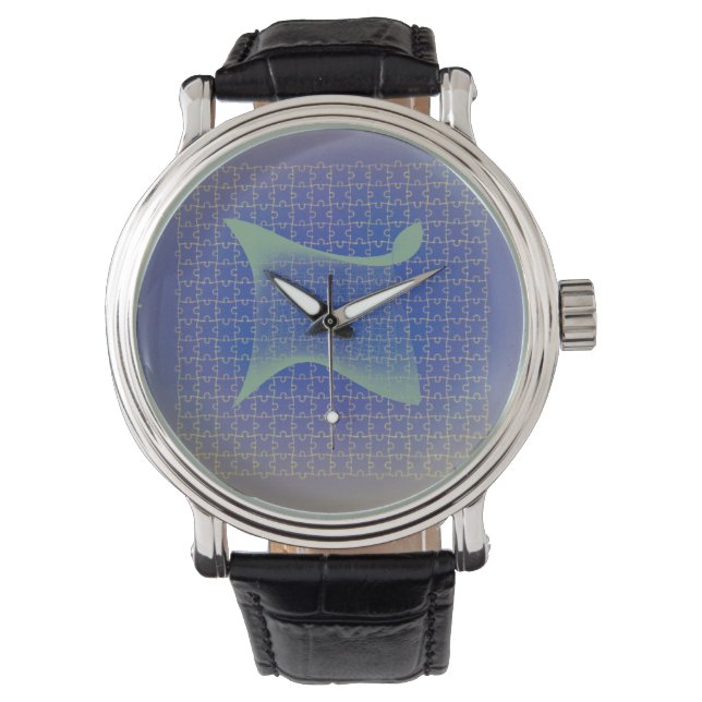 Relógio eWatch Watch puzzle pieces together in a grid (Frente)
