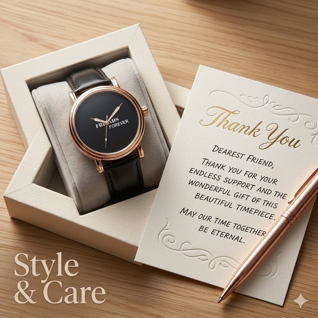 Relógio Exclave Na moda Amigos para Sempre (Stylish Friends Forever Watch Design)