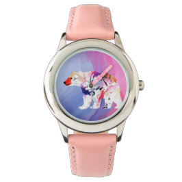 Relógio Explorador Ártico Pastel em Aquarela