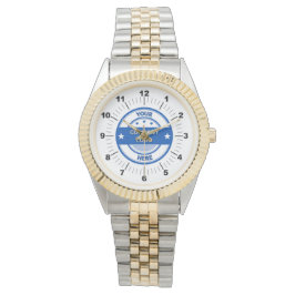 Relógio FÁCIL! Homens - Personalizados - Dois Tom