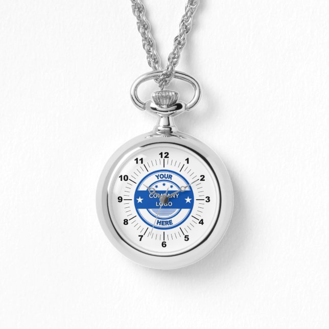 Relógio FÁCIL! Silver Necklace Watch - Personalizado (Frente)