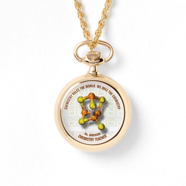 Relógio Faculdade De Química Ou Professora Universitária (Frente)