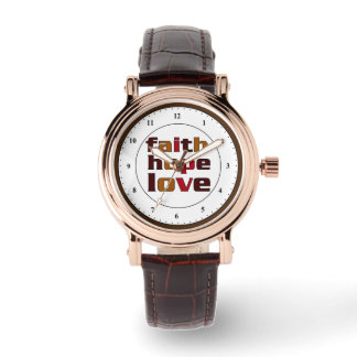 Relógio Faith Hope Love Browwatch