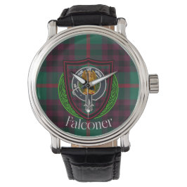 Relógio Falconer Scottish Clan Tartan & Crest