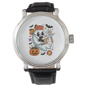 Relógio Fall Vibes Ghost Nurse Autumn