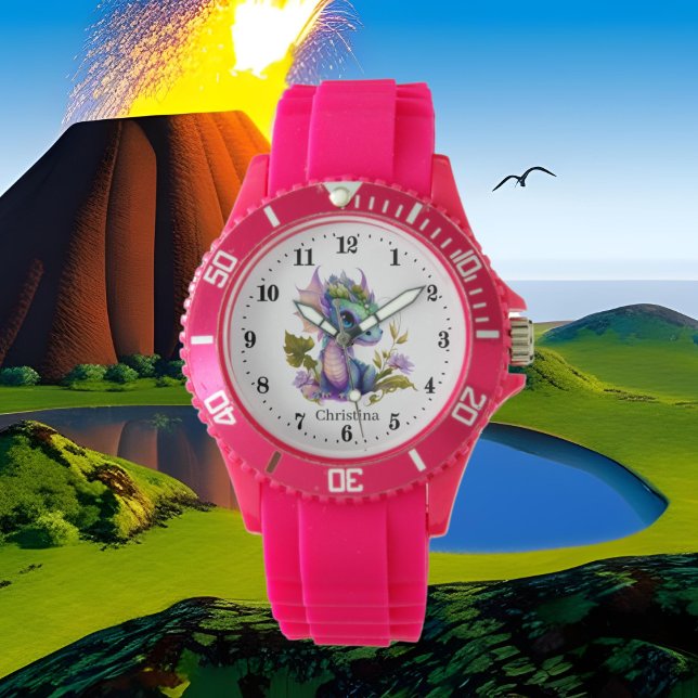 Relógio fantasia de adoradores de dragões fofos (Criador carregado)