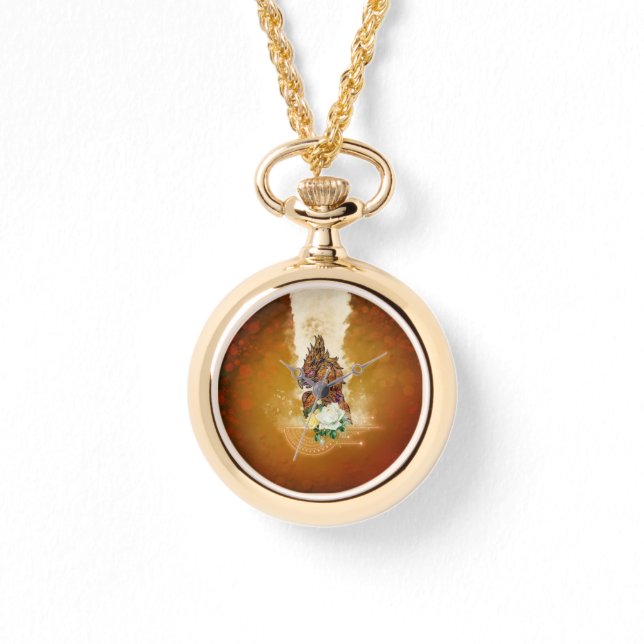 Relógio Fantástico cabeça de Phoenix (Frente)