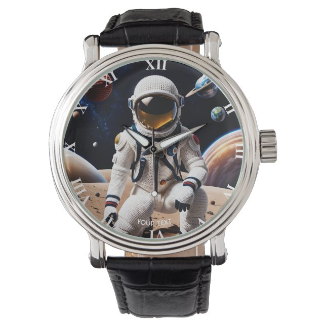 Relógio Fantasy Astronauta Crochet Suit (Frente)