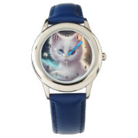 Fantasy Fluffy White Cat