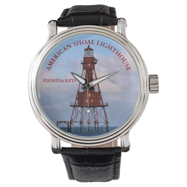 Relógio Farol americano de tiro, Florida Keys eWatch (Frente)