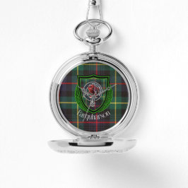 Relógio Farquharson Scottish Clan Tartan & Crest