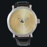 Relógio Faux Dourada Trendy Glamorous Elegante Modelo<br><div class="desc">Faux Dourado Trendy Glamorous Elegante Modelo EWatch Watch.</div>