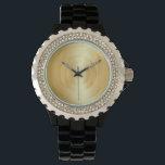 Relógio Faux Dourado Glamorous Elegante Trendy Modelo<br><div class="desc">"Faux Dourado Glamorous Elegante Trendy Modelo Women Watch".</div>