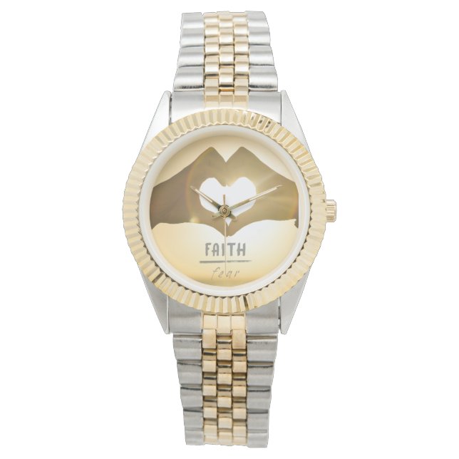 RELÓGIO FÉ SOBRE O TEMOR ASSISTIDO (Frente)