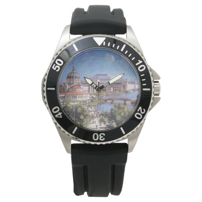 Relógio Feira Mundial de Chicago (Exposição Columbiana) (Frente)