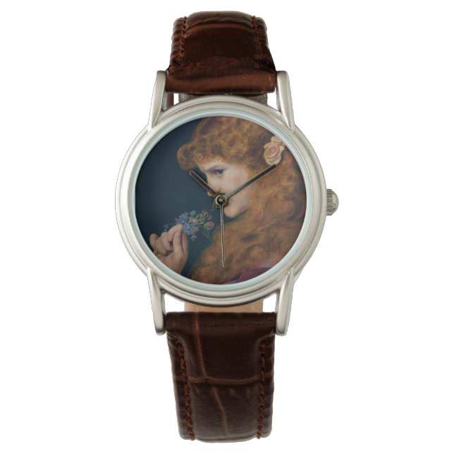 Relógio Feisty Red Hired Woman (Sombra do Amor) (Divórcio) (Frente)