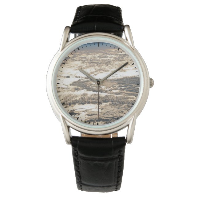 Relógio Feixes De Sol Ao Largo Do Oceano Atlântico (Frente)