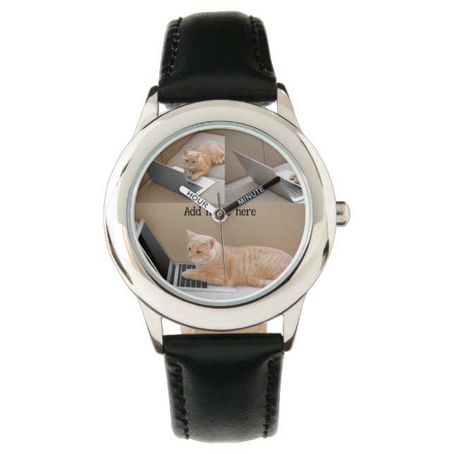 Relógio Feline Frenzy Cat Lover Watch (Frente)