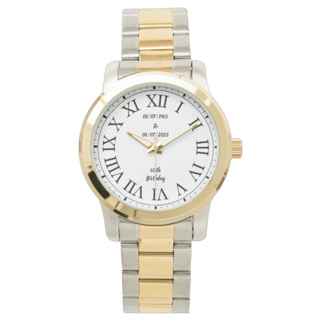 Relógio Feliz 60º aniversário (Frente)