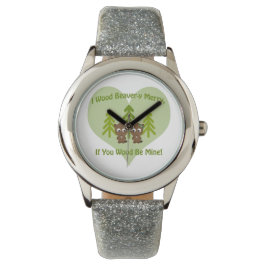 Relógio Feliz de madeira se a madeira for minha