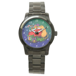 Relógio Feliz Natal com Rat Prince