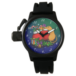 Relógio Feliz Natal com Rat Prince