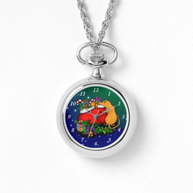 Relógio Feliz Natal com Rat Prince (Frente)