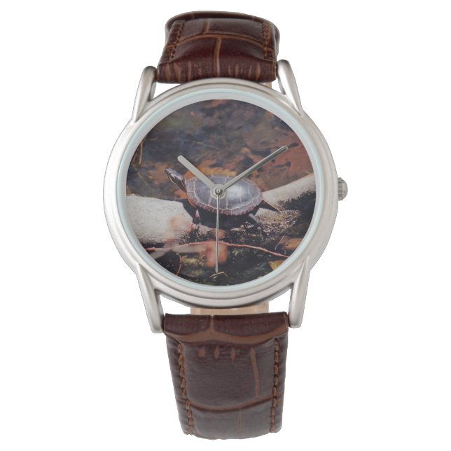 Relógio Feliz Tartaruga (Frente)