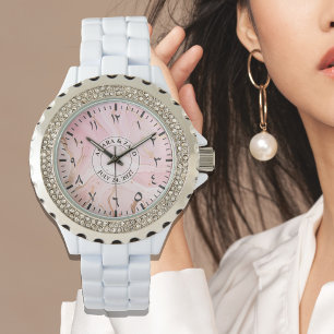 Relógio Feminino Algarismos Arábicos – Rhinestone