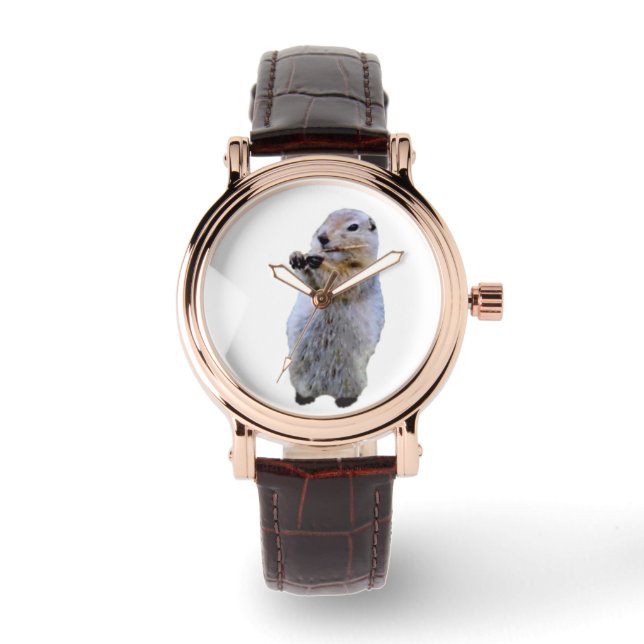 Relógio Feminino com Pulseira de Couro Perfect Squ (Frente)