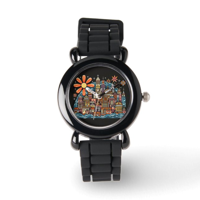 Relógio férias numa ilha (Frente)