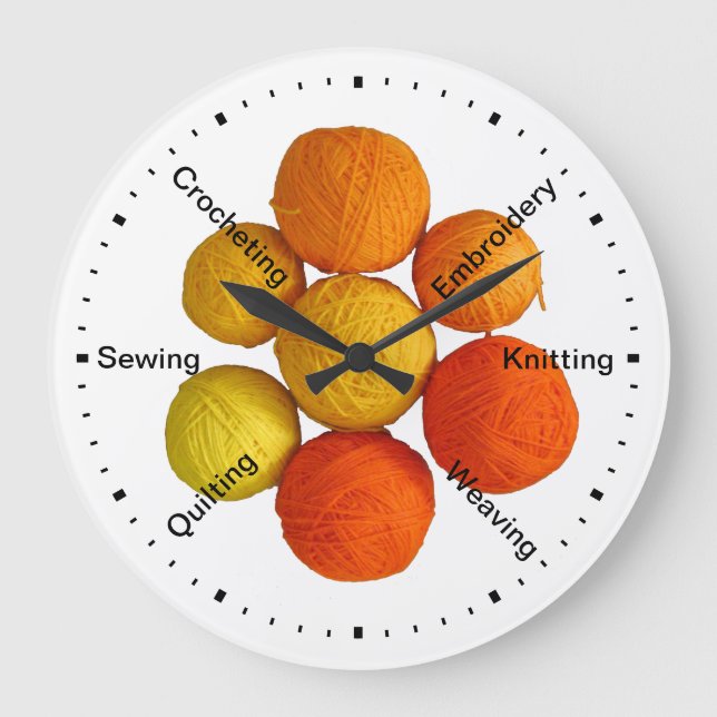 Relógio - Fibras de Arte (Frente)