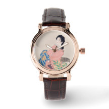 Filha Miyuki (Elegante moça Japonesa, Arte Asiátic