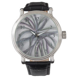 Relógio Filigree aciona Fractal Abstrato Swing Moderno