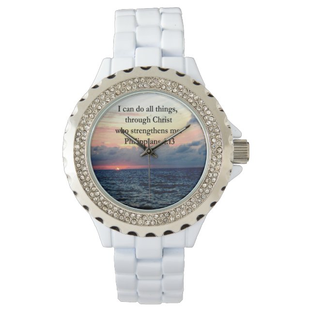 RELÓGIO FILIPIANOS 4:13 (Frente)