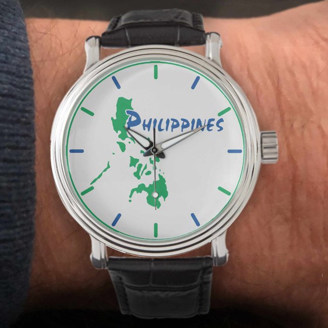 Relógio Filipinas Map Wristwatch (Criador carregado)