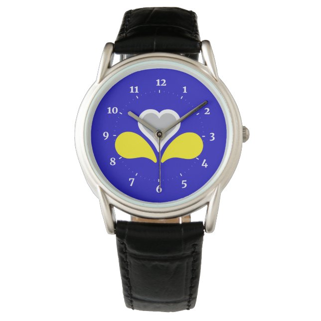Relógio Flag of Brussels, Belgium Wrist Watch (Frente)