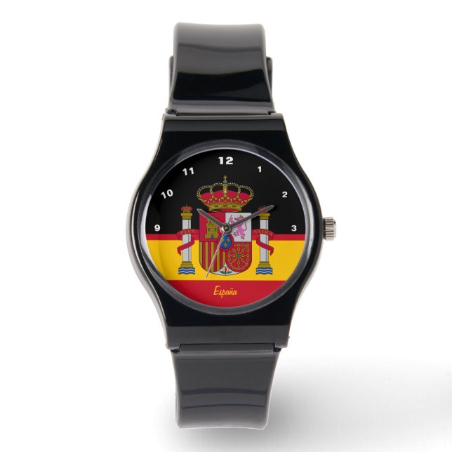 Relógio Flag Watch, Espanha, España fashion/esportes (Frente)