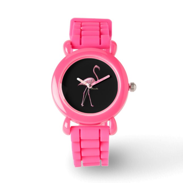 Relógio Flamingo Flamingo Glitter Strape Watch Fatory Watc (Frente)