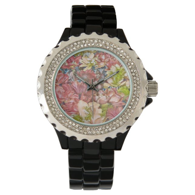 Relógio Floral Black Watch w/ Beaufect (Frente)