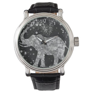 Relógio Floral Elephant Watch