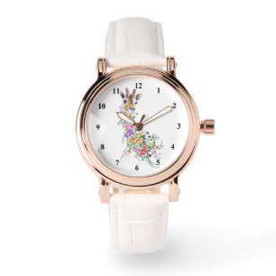 Relógio Floral Giraffe Watch