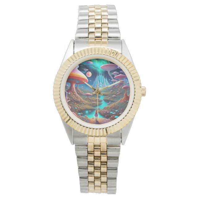 Relógio Floresta Mushroom (Frente)