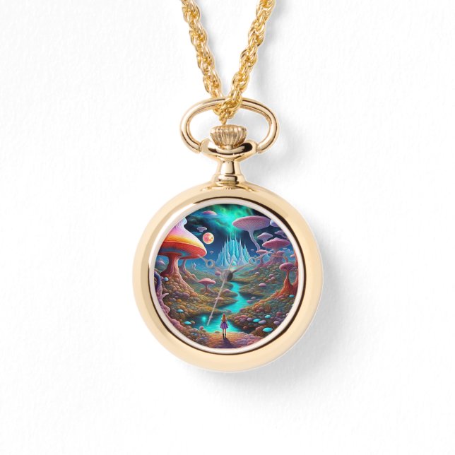 Relógio Floresta Mushroom (Frente)