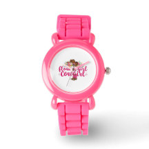 Flower Girl Cowgirl Watch (Coleção Rosa)
