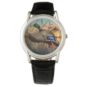 Relógio Flying Mallard Watch, Duck Hunting