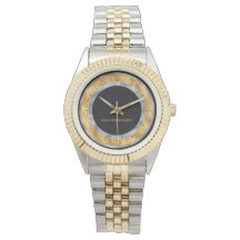 Folha de Ouro de Prata Negra Elegante Personalizad